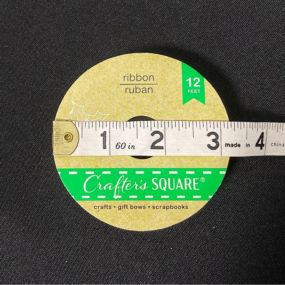 💫 Crafter’s Square The Elves Made Me Do It Craft Ribbon 5/8” x 144”
